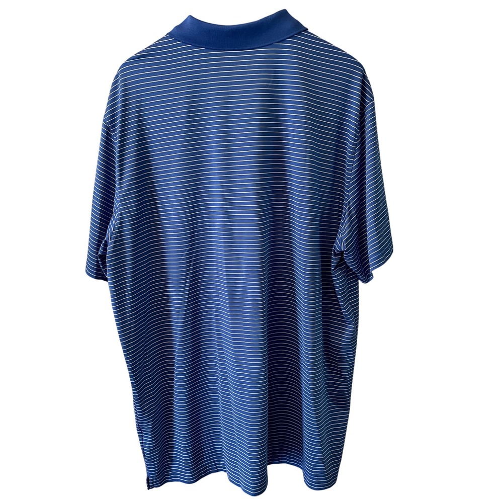 Nike Golf Kentucky Wildcats Polo Shirt Mens XXL Blue Striped Dri-Fit Polo - Picture 5 of 11